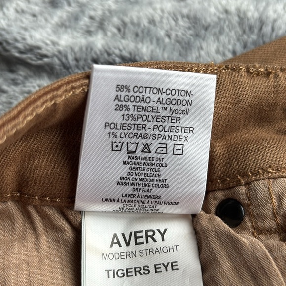 DL1961 Mens Avery Tigers Eye Modern Straight Leg Size 30x34 NWT - Picture 4 of 6